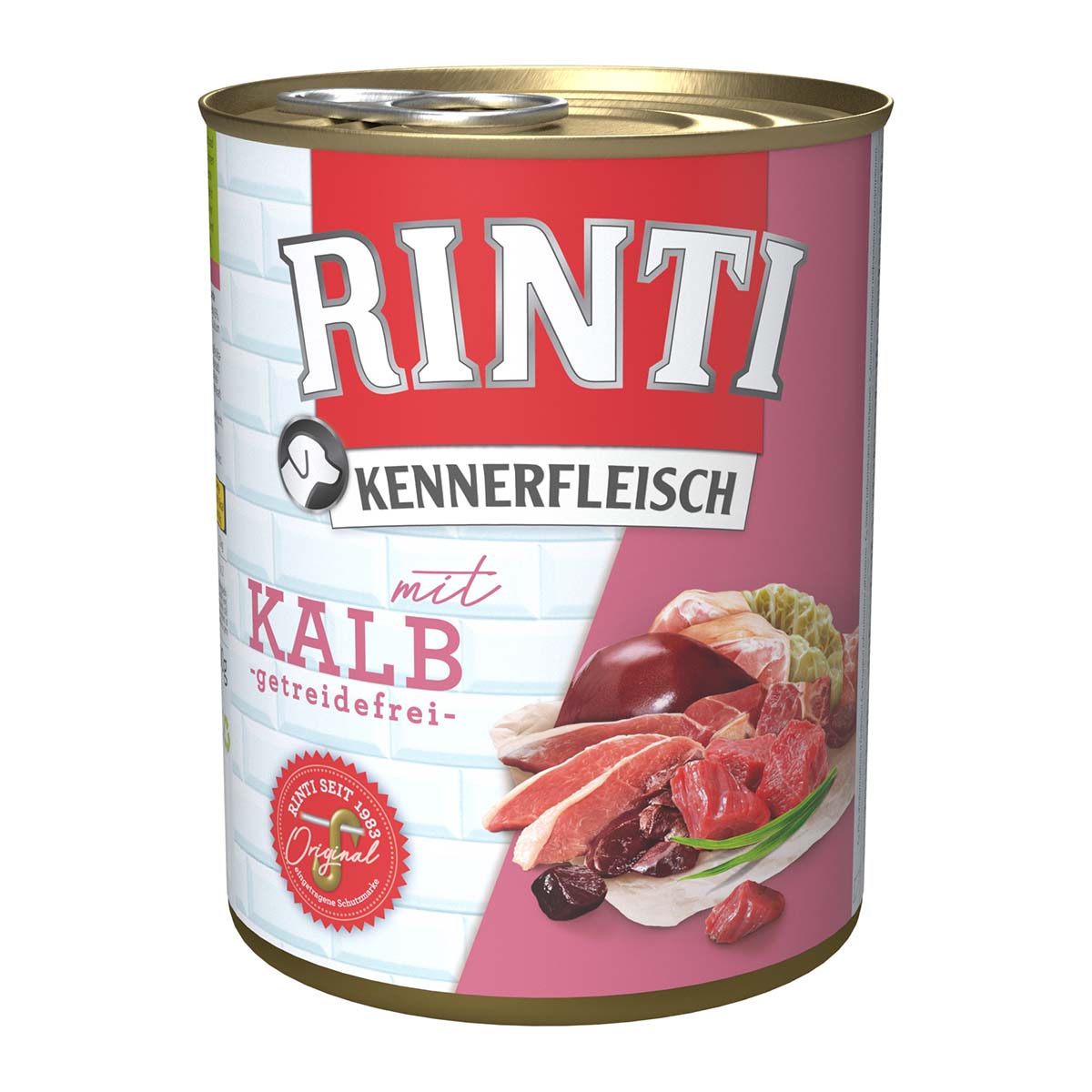 Rinti Kennerfleisch s telecím masem 12 × 800 g