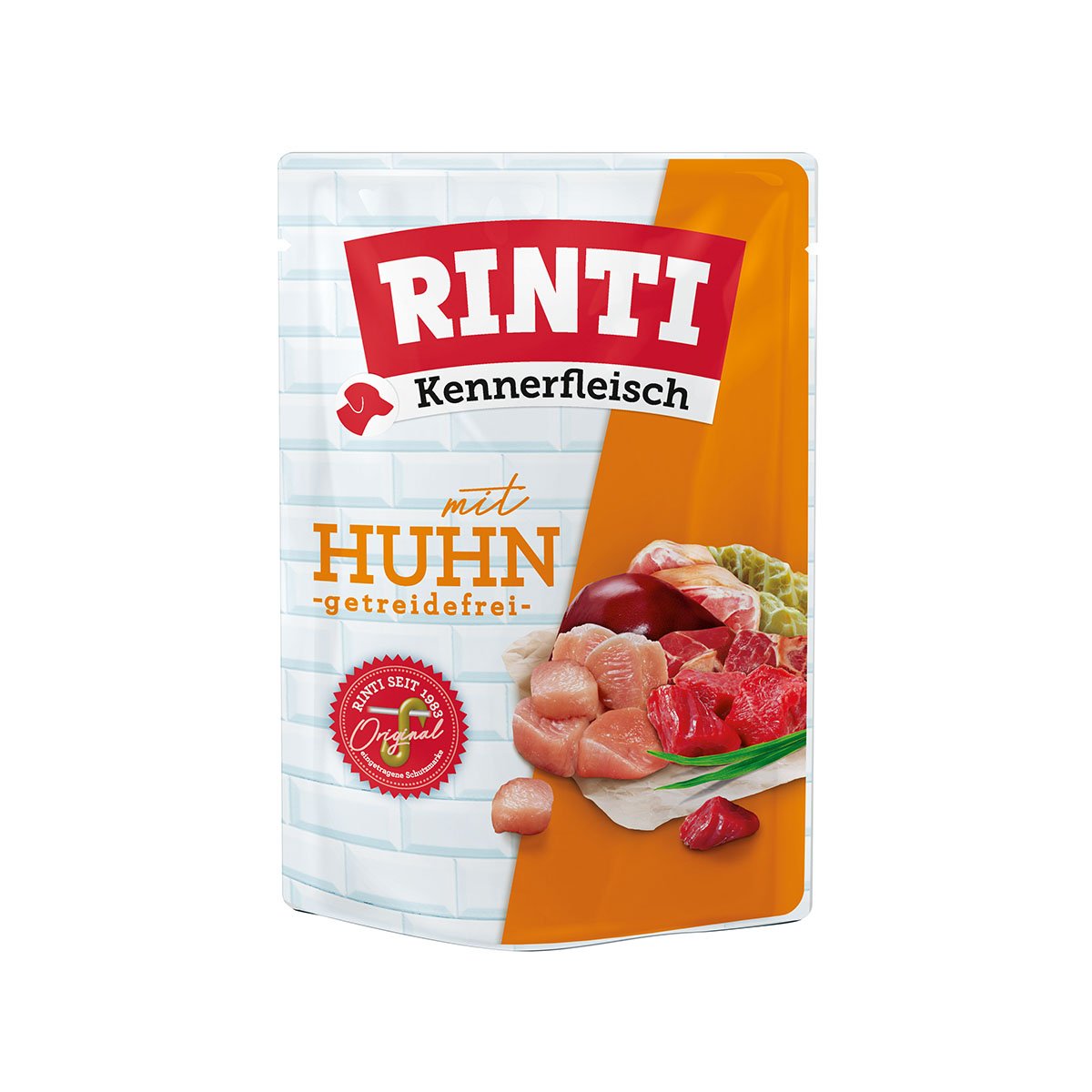 Rinti Kennerfleisch mit Huhn Pouch
