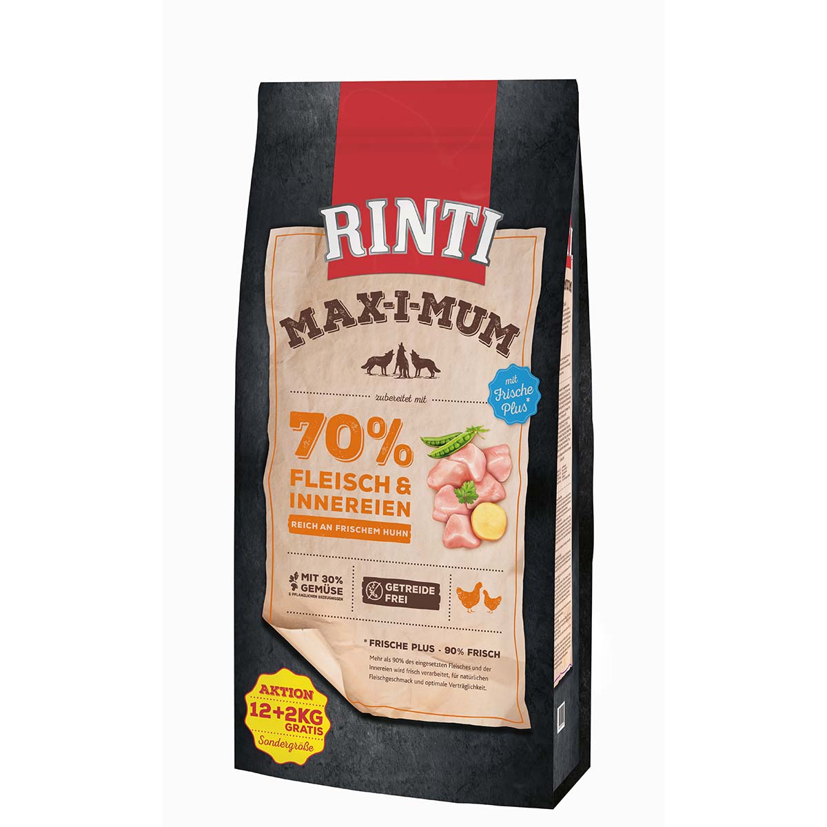Rinti Max-i-Mum kuřecí maso 12 kg + 2 kg zdarma