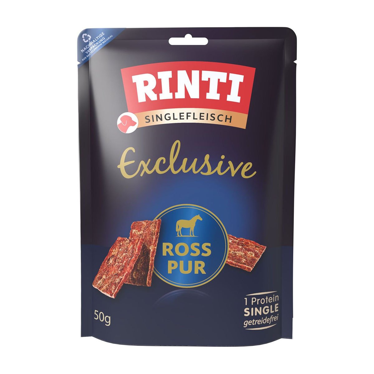 Rinti Singlefleisch Exclusive Snack Ross pur