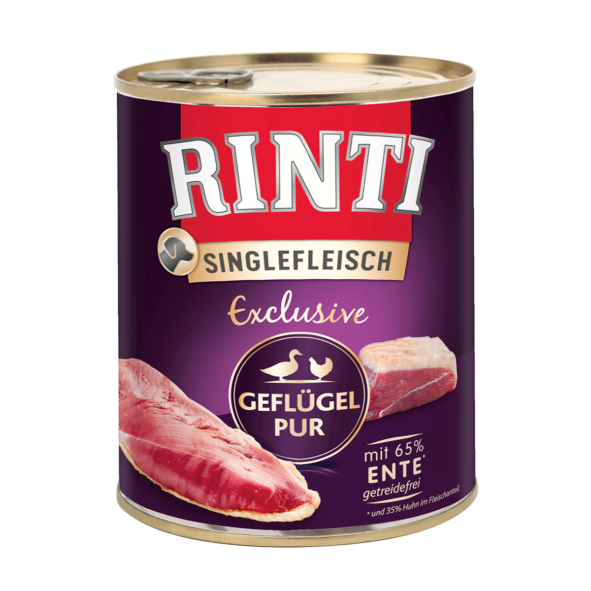 Levně RINTI Singlefleisch Exclusive čisté drůbeží maso 6 × 800 g