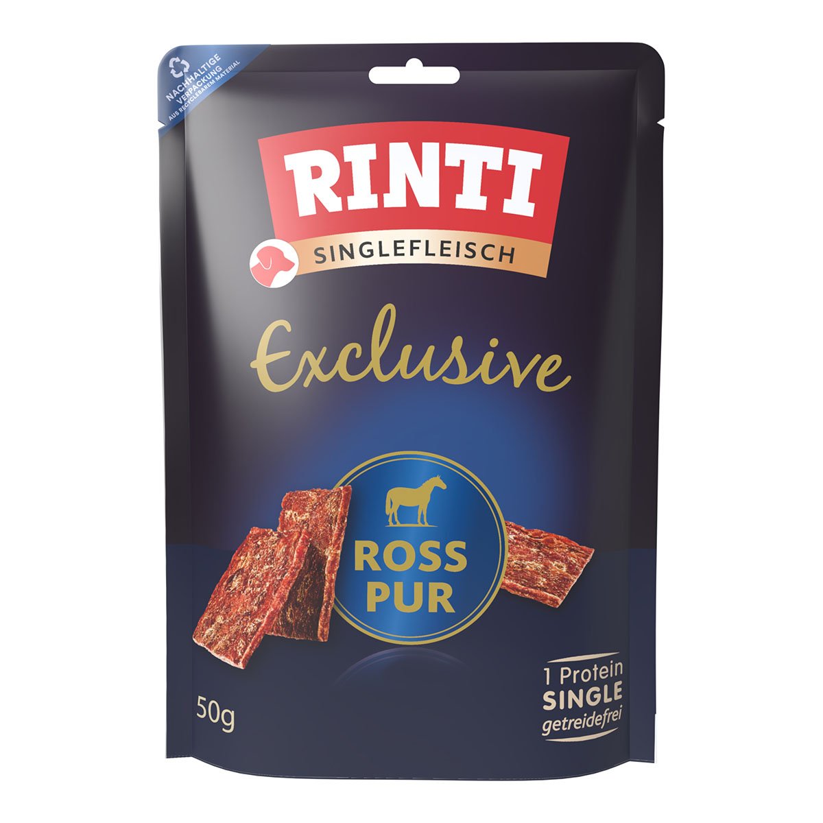 Rinti Singlefleisch Exclusive Snack Ross pur