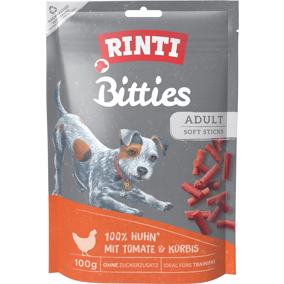 Rinti Extra Bitties mit Tomate und Kürbis