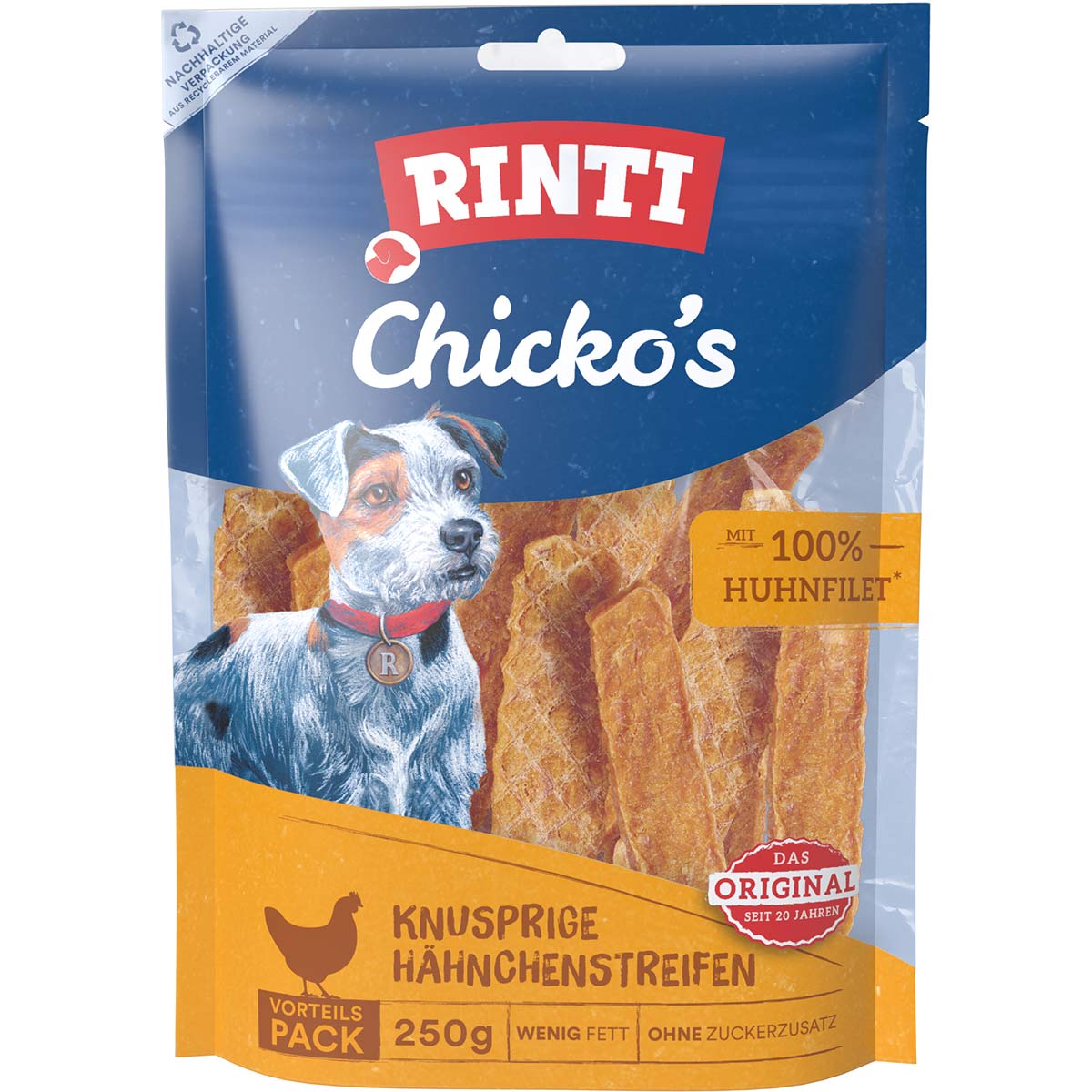 RINTI Chicko's Knusprige Hähnchenstreifen 250 g