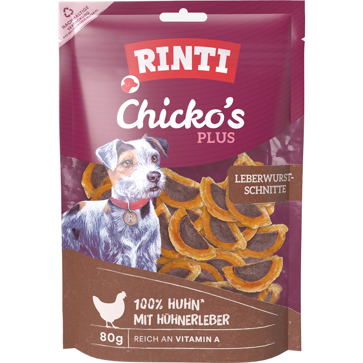 RINTI Chicko Plus Leberwurstschnitten