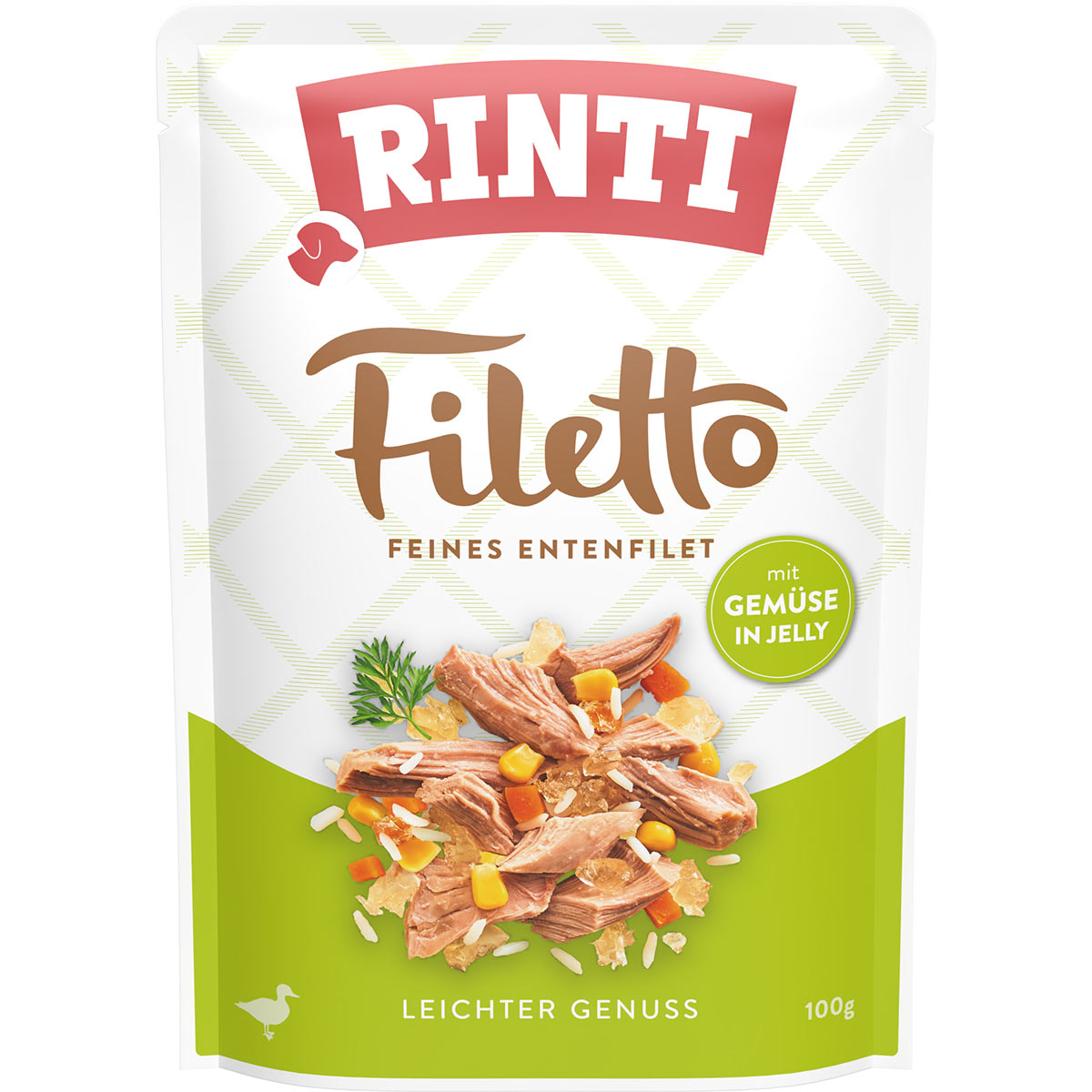 Levně RINTI Filetto kachní filet se zeleninou 24× 100 g