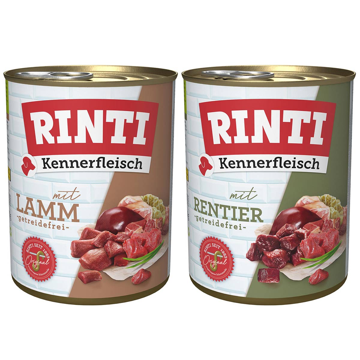 Rinti Kennerfleisch multipack sob a jehně 24× 800 g