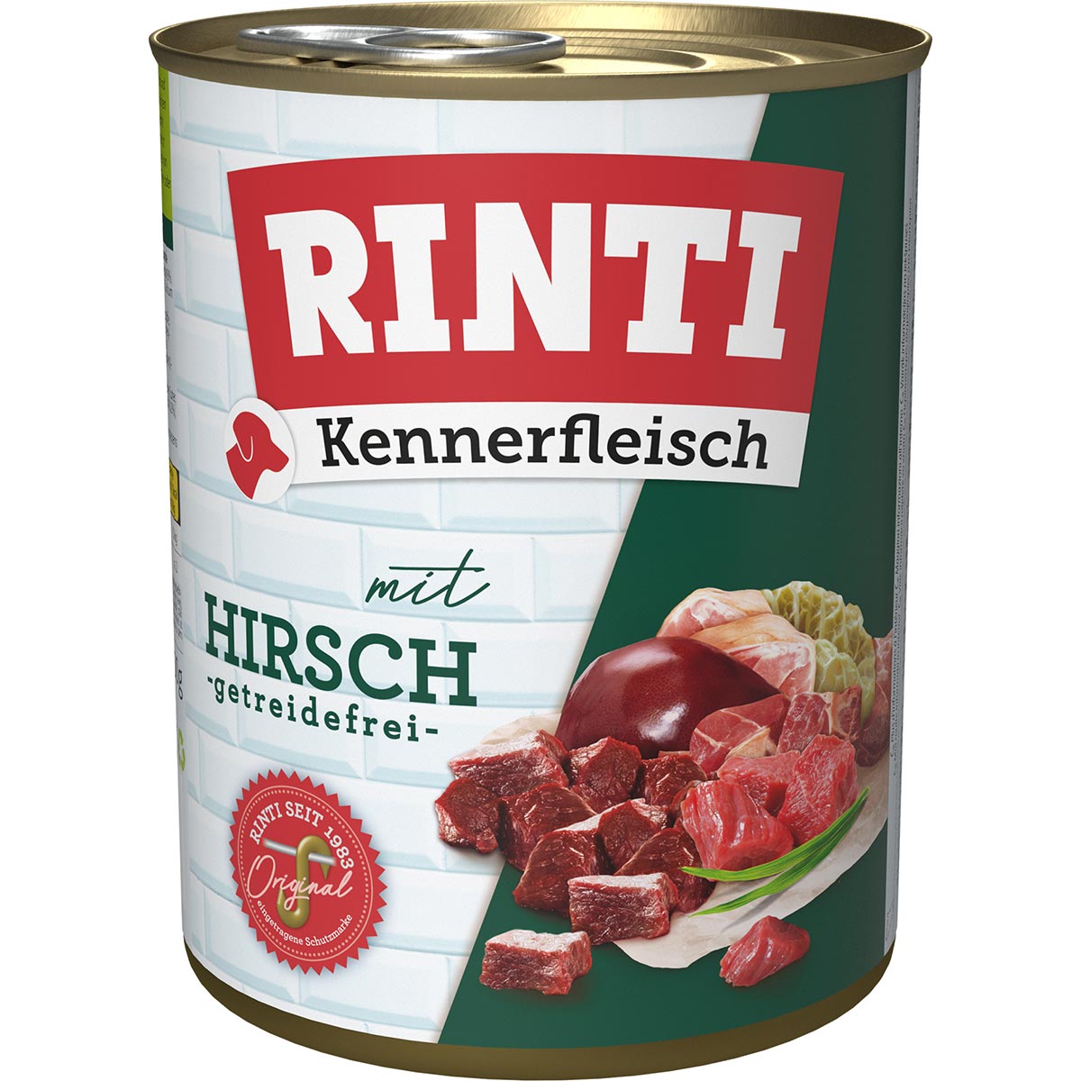 Levně RINTI Kennerfleisch jelení maso 24 × 800 g