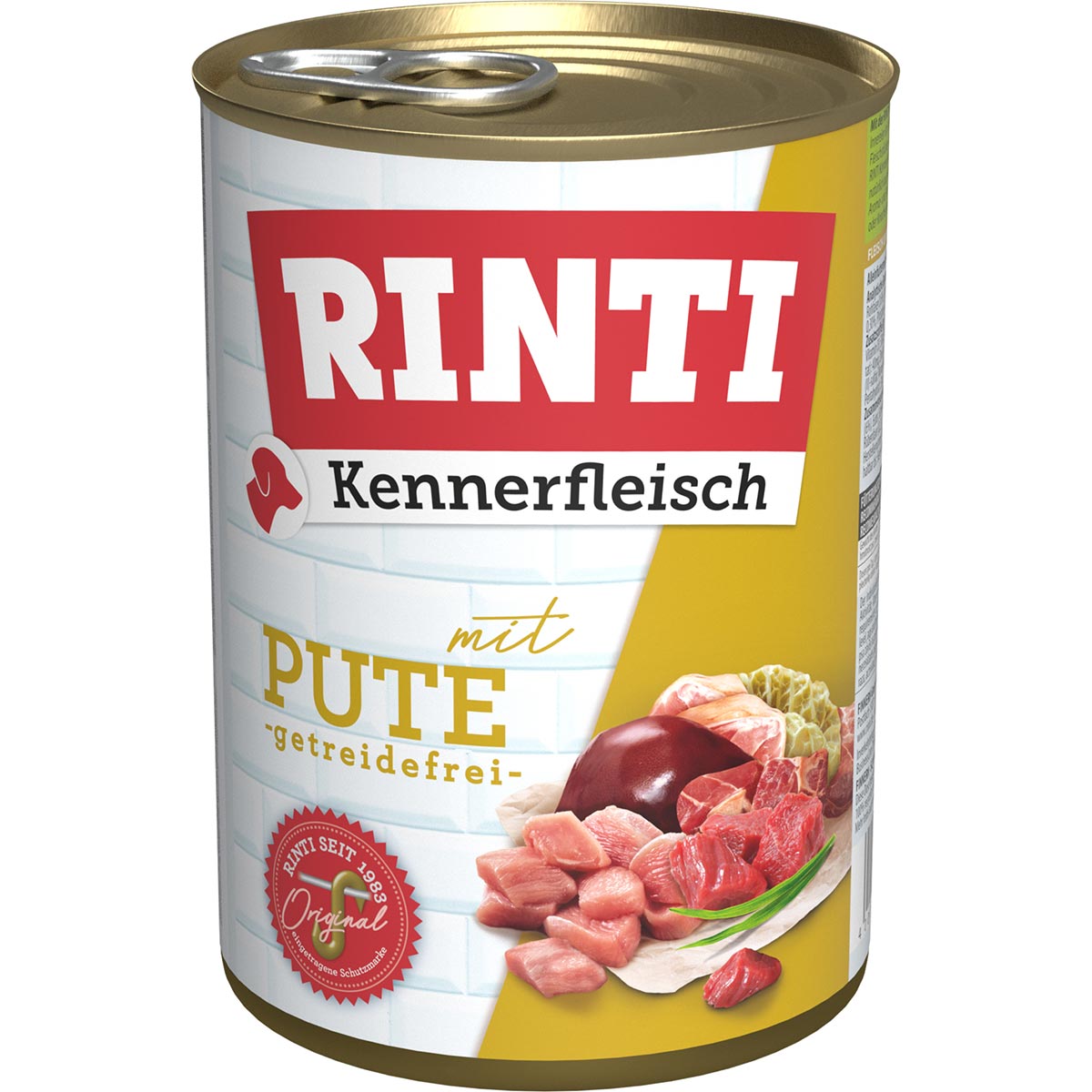 Levně Rinti Kennerfleisch s krůtou, 400 g 24 × 400 g