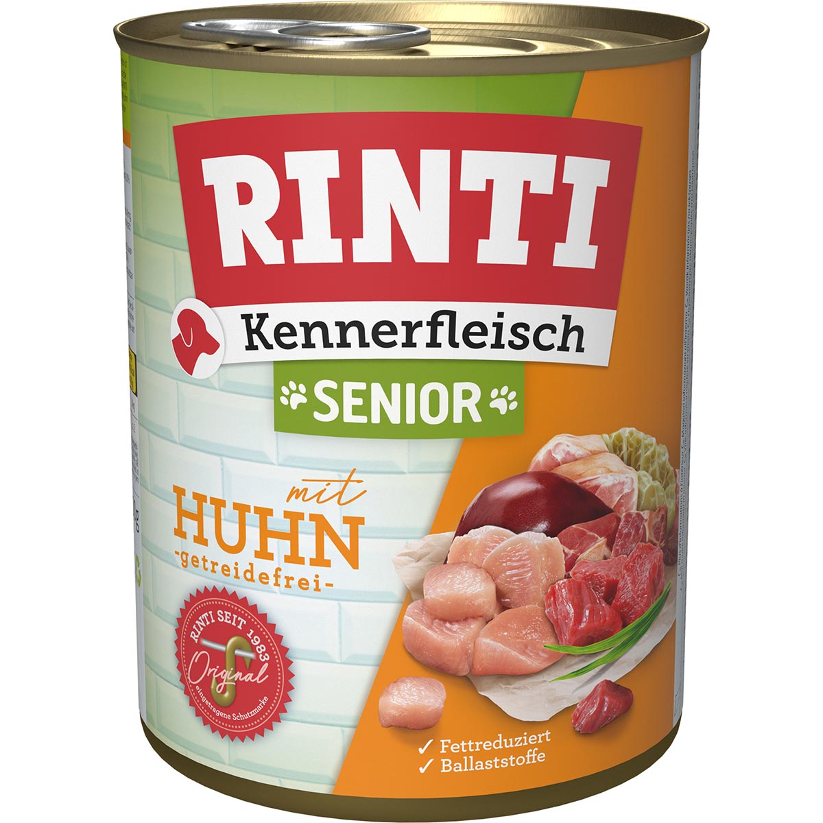 Levně Rinti Kennerfleisch SENIOR s kuřecím masem 12 × 800 g