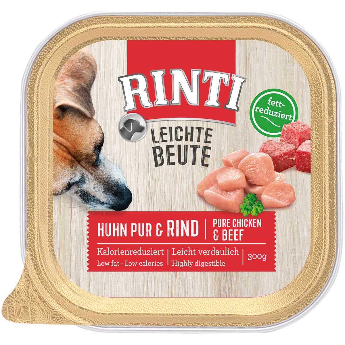 RINTI Leichte Beute s čistým kuřecí masem a hovězím 18 × 300 g