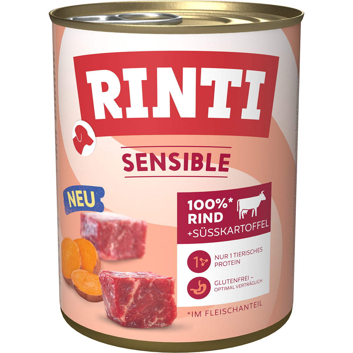 Rinti Sensible hovězí maso s batáty 6 × 800 g