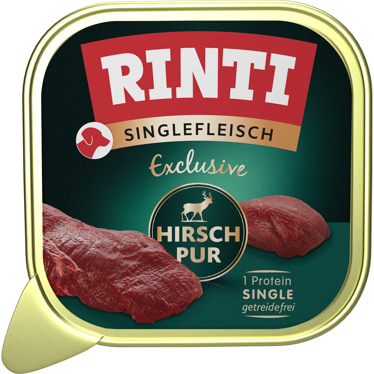 Rinti Singlefleisch Exclusive Hirsch pur