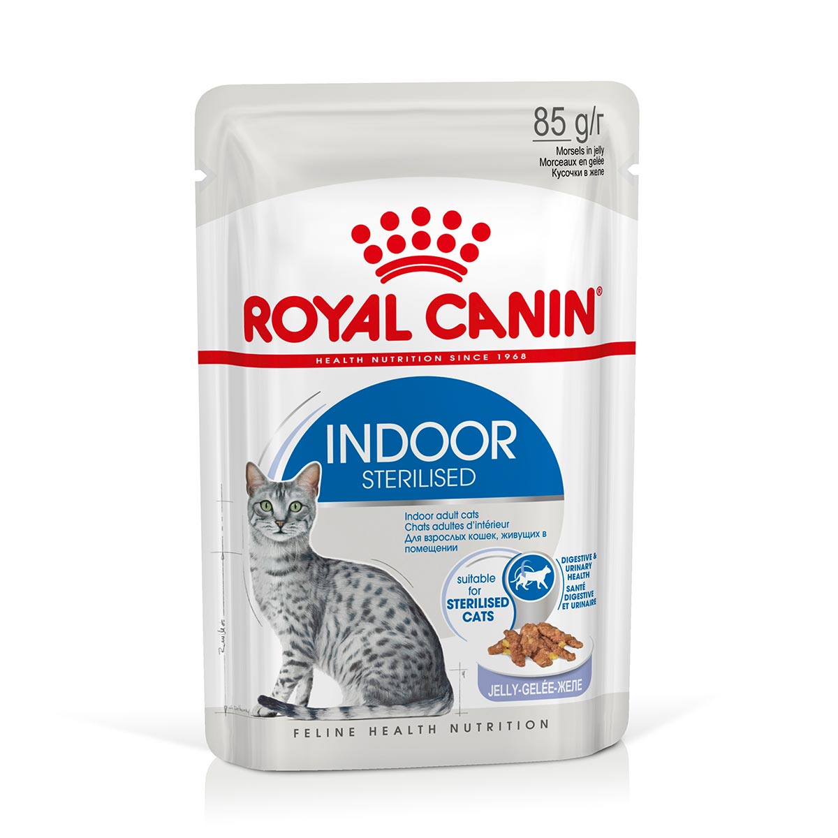 ROYAL CANIN INDOOR Sterilised v želé, kapsičky pro domácí kočky 12 × 85 g