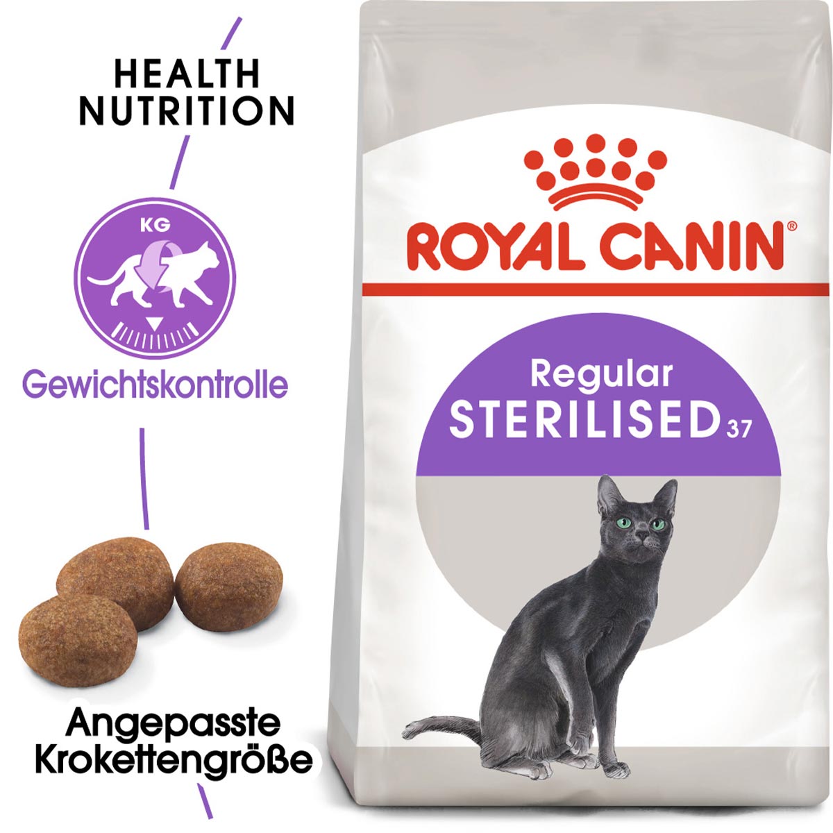 ROYAL CANIN STERILISED Trockenfutter für kastrierte Katzen 2kg