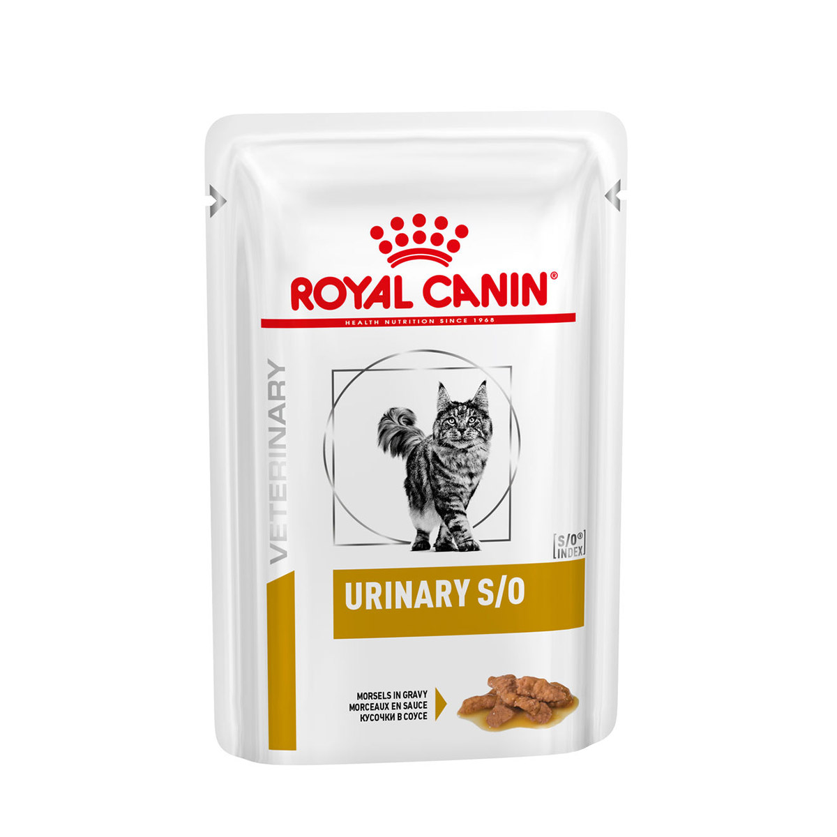 Royal Canin Vet Diet Urinary S/O Katze – Häppchen in Soße 12x85g