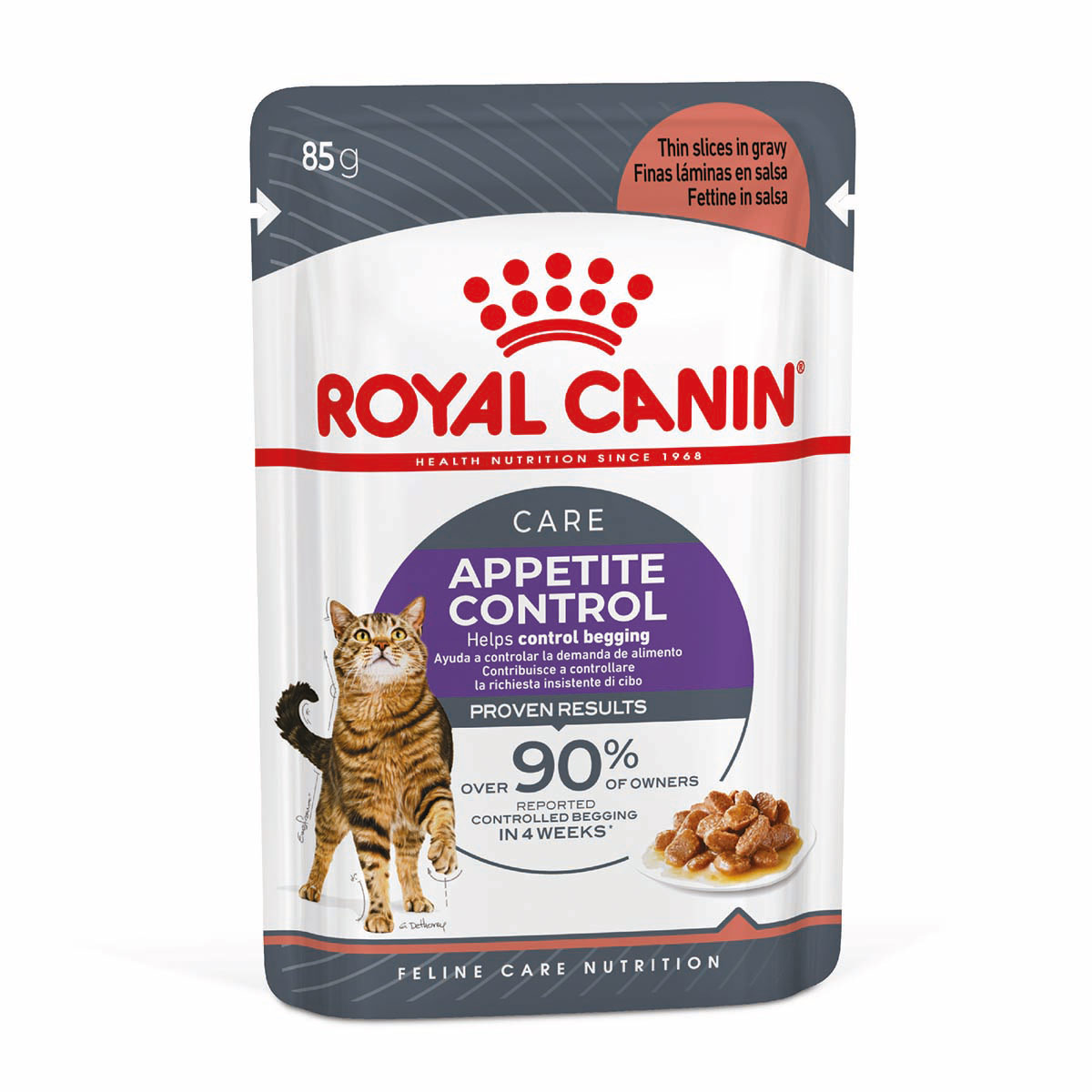 ROYAL CANIN APPETITE CONTROL CARE kapsička v omáčce pro dospělé kočky 12 × 85 g