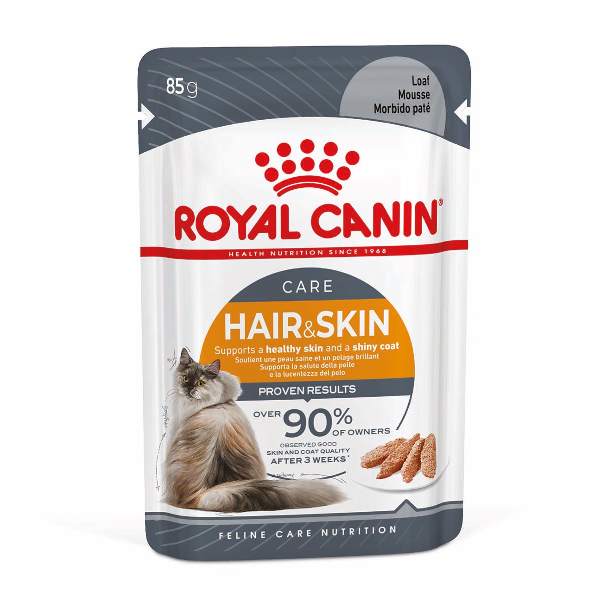 Royal Canin FCN Hair & Skin Loaf 12 × 85 g
