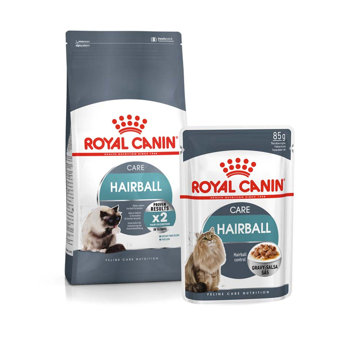 ROYAL CANIN HAIRBALL CARE granule 2 kg + kapsičky 12× 85 g