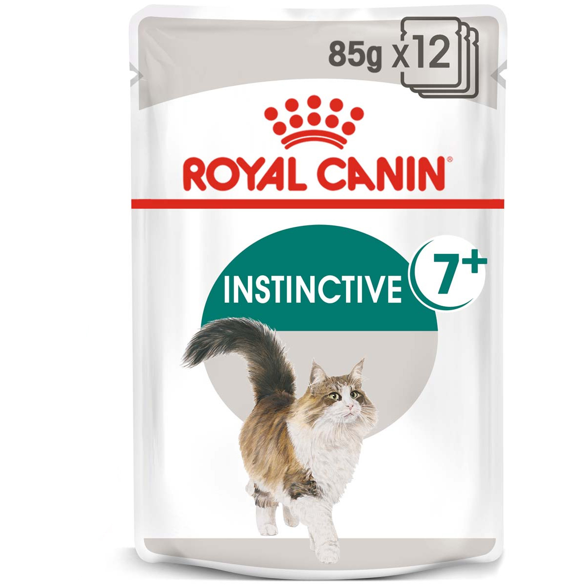 Levně ROYAL CANIN INSTINCTIVE 7+ mokré krmivo v omáčce pro starší kočky 48 × 85 g