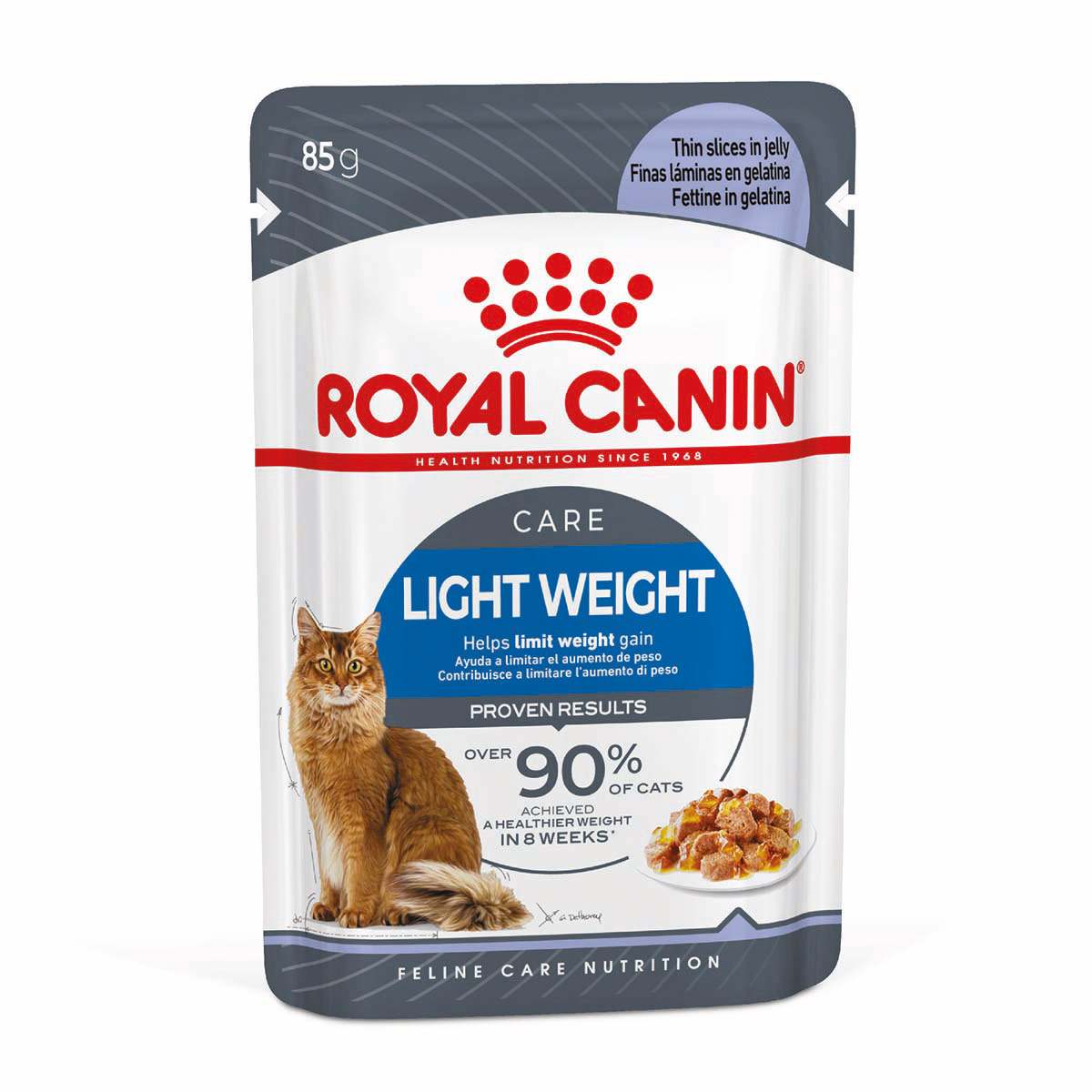 ROYAL CANIN ULTRA LIGHT v želé pro kočky se sklonem k nadváze 12 × 85 g