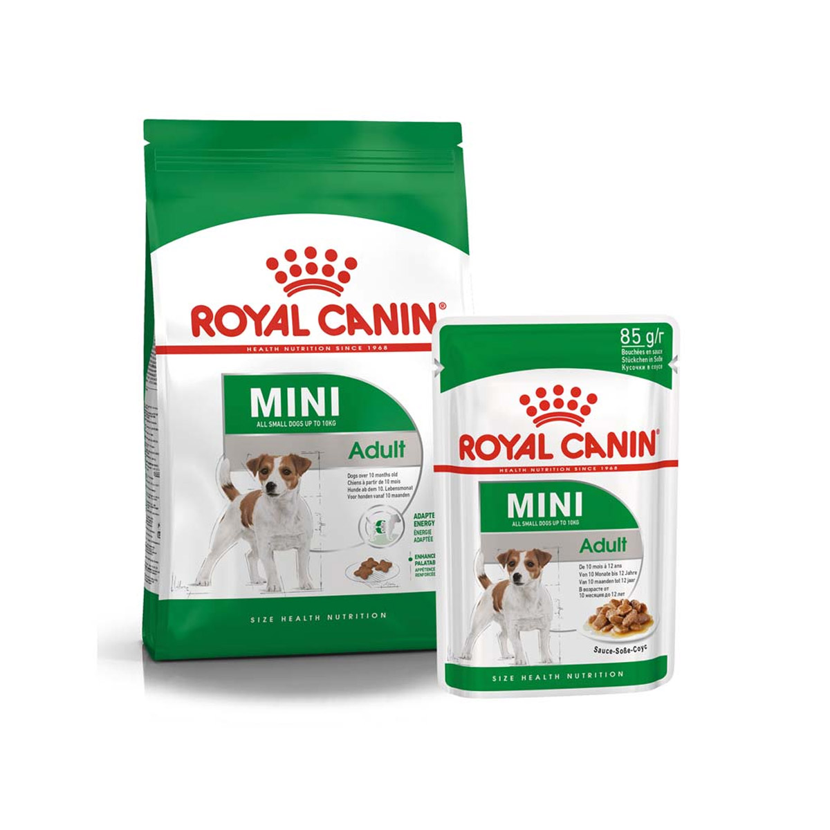 ROYAL CANIN Mini Adult 4 kg + Mini Adult v omáčce 12× 85 g