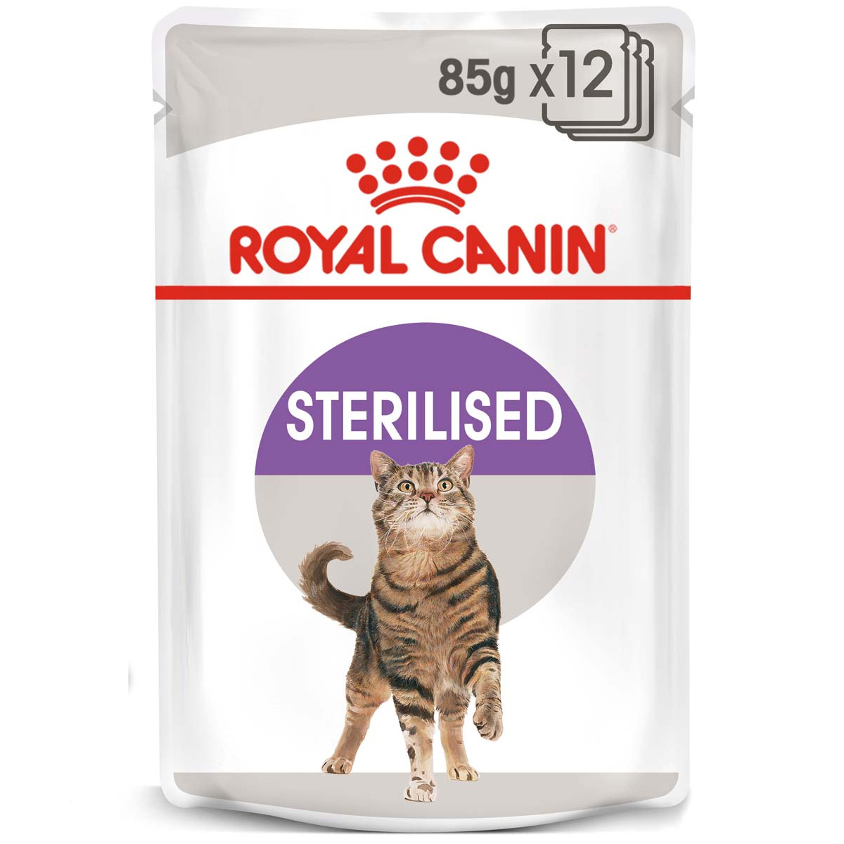 ROYAL CANIN STERILISED mokré krmivo v omáčce pro kastrované kočky 12 × 85 g