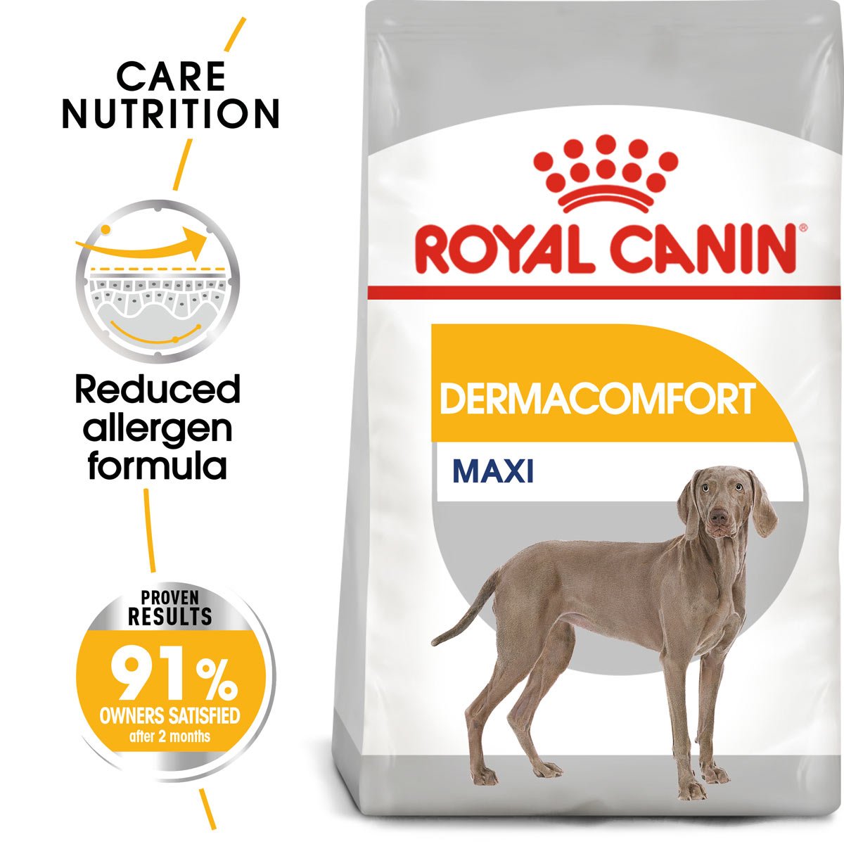 ROYAL CANIN DERMACOMFORT MAXI granule pro velké psy s citlivou kůží 3 kg