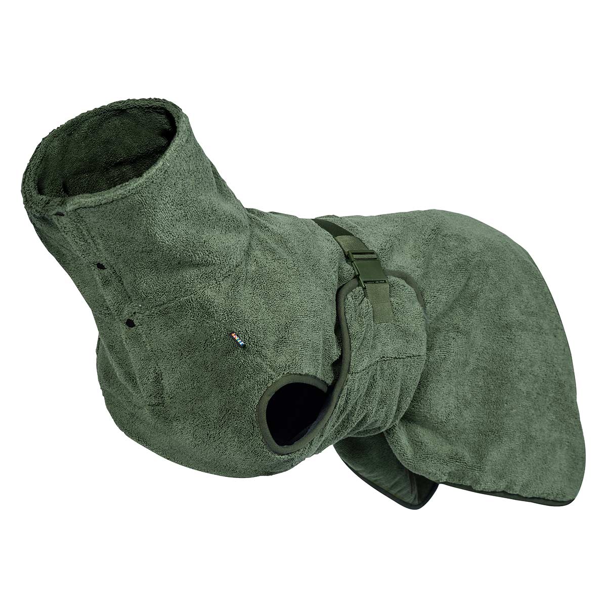RukkaPets Medea ECO Bademantel - Olive - XL | Rückläufer
