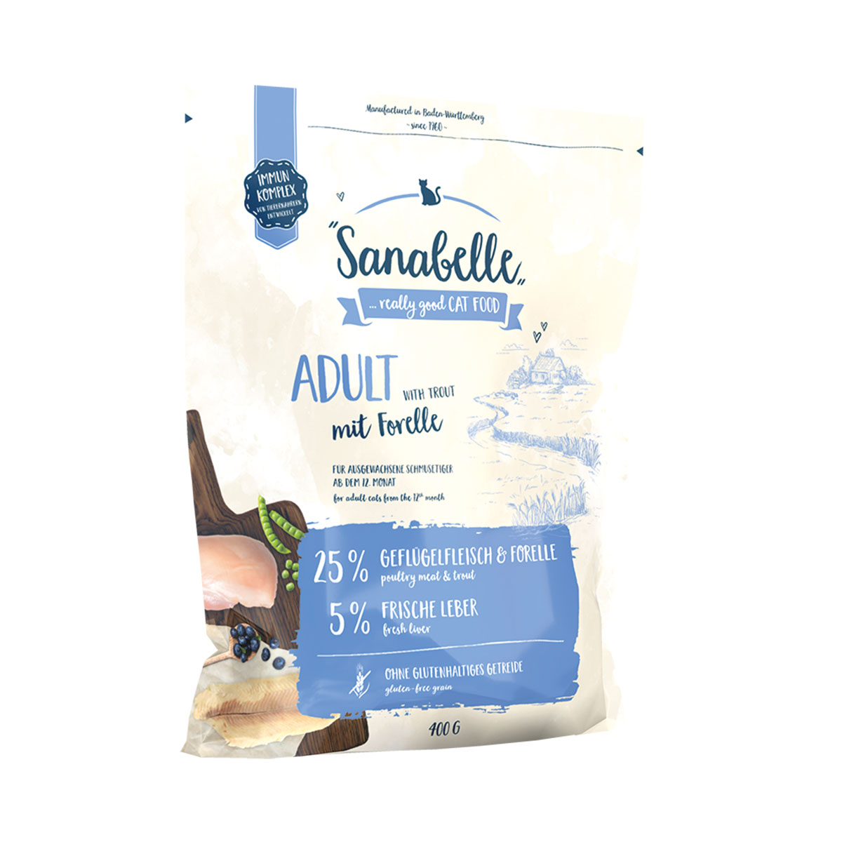 Levně Sanabelle Adult pstruh 2 × 10 kg