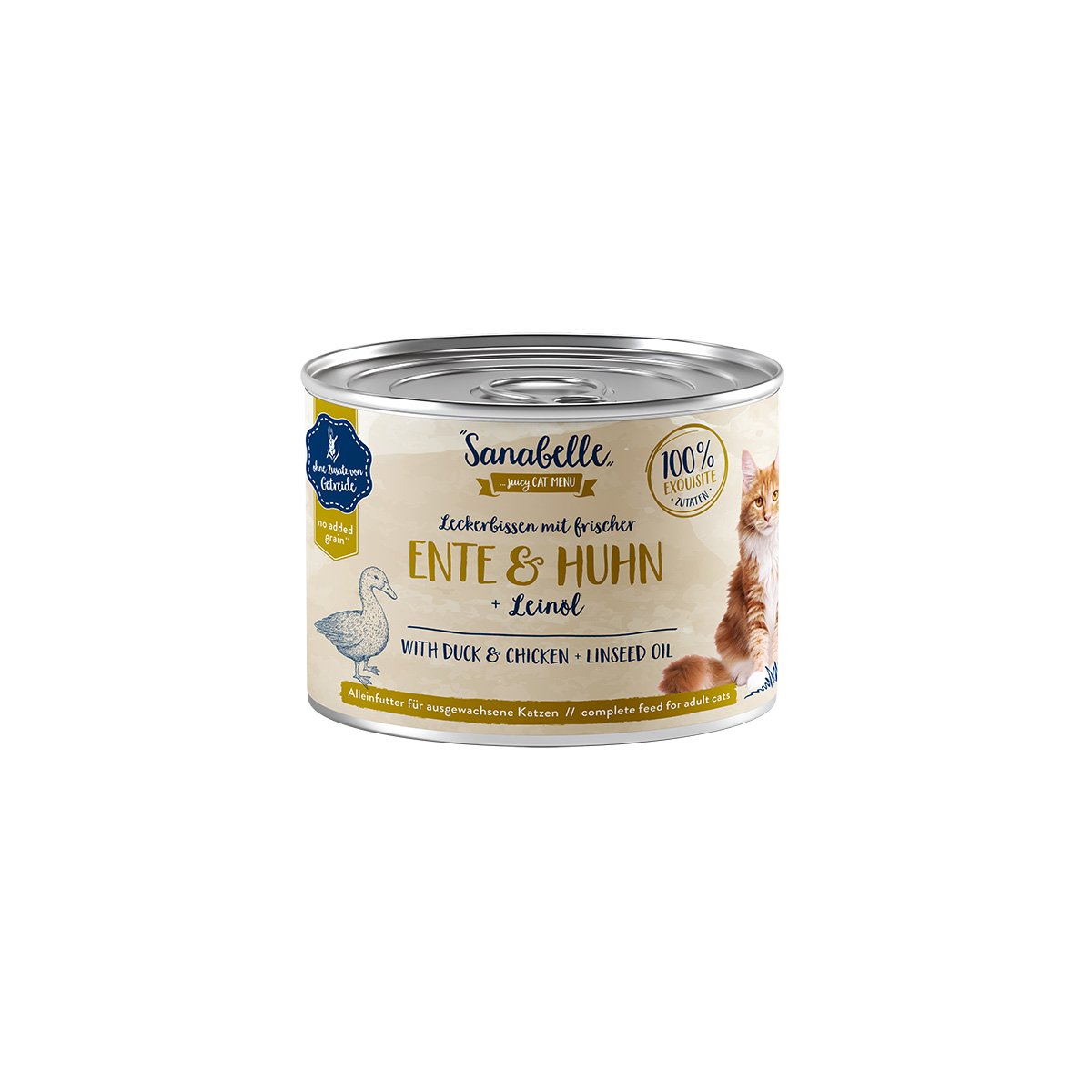 Sanabelle mit Ente & Huhn 12x195g