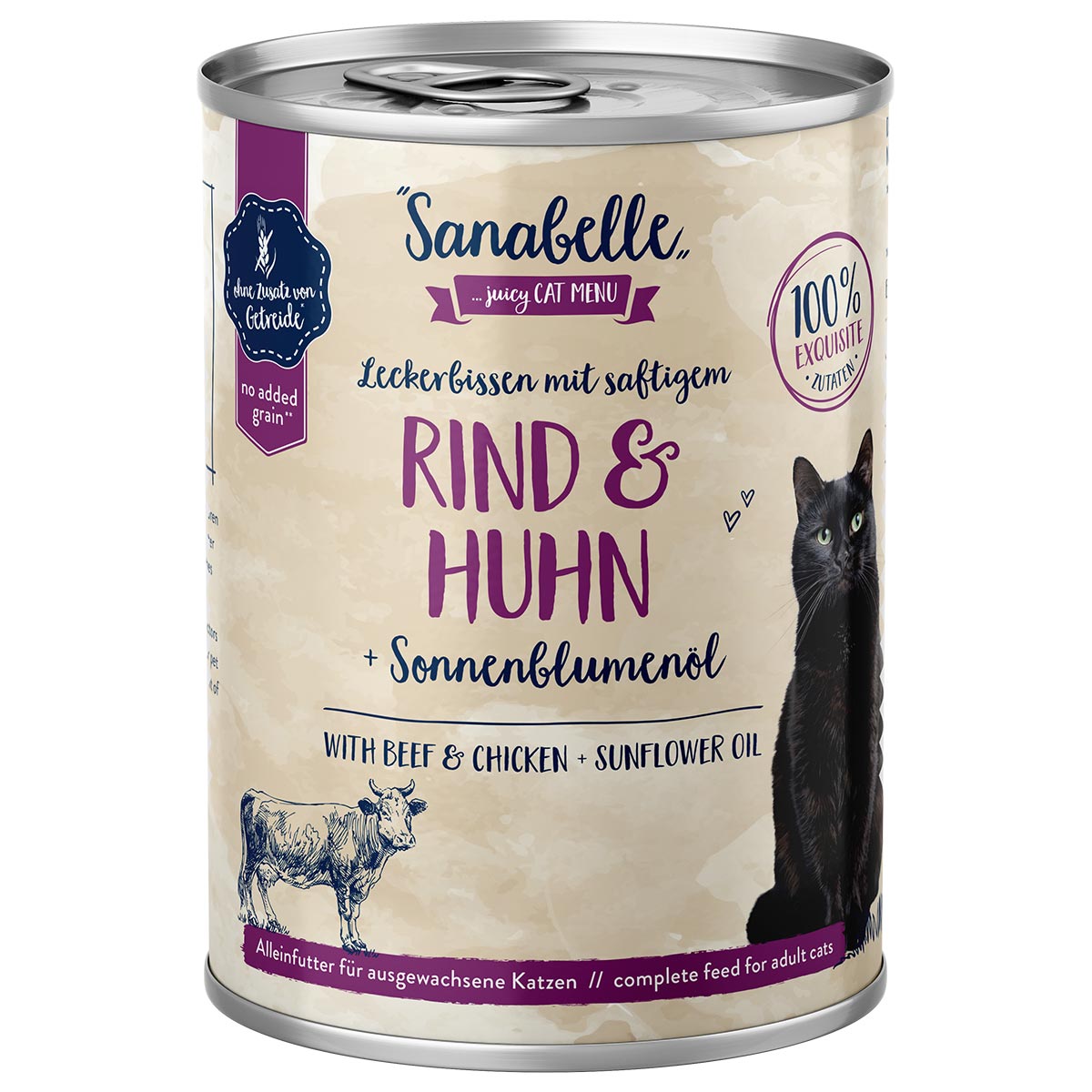Sanabelle hovězí a kuře 12 × 400 g