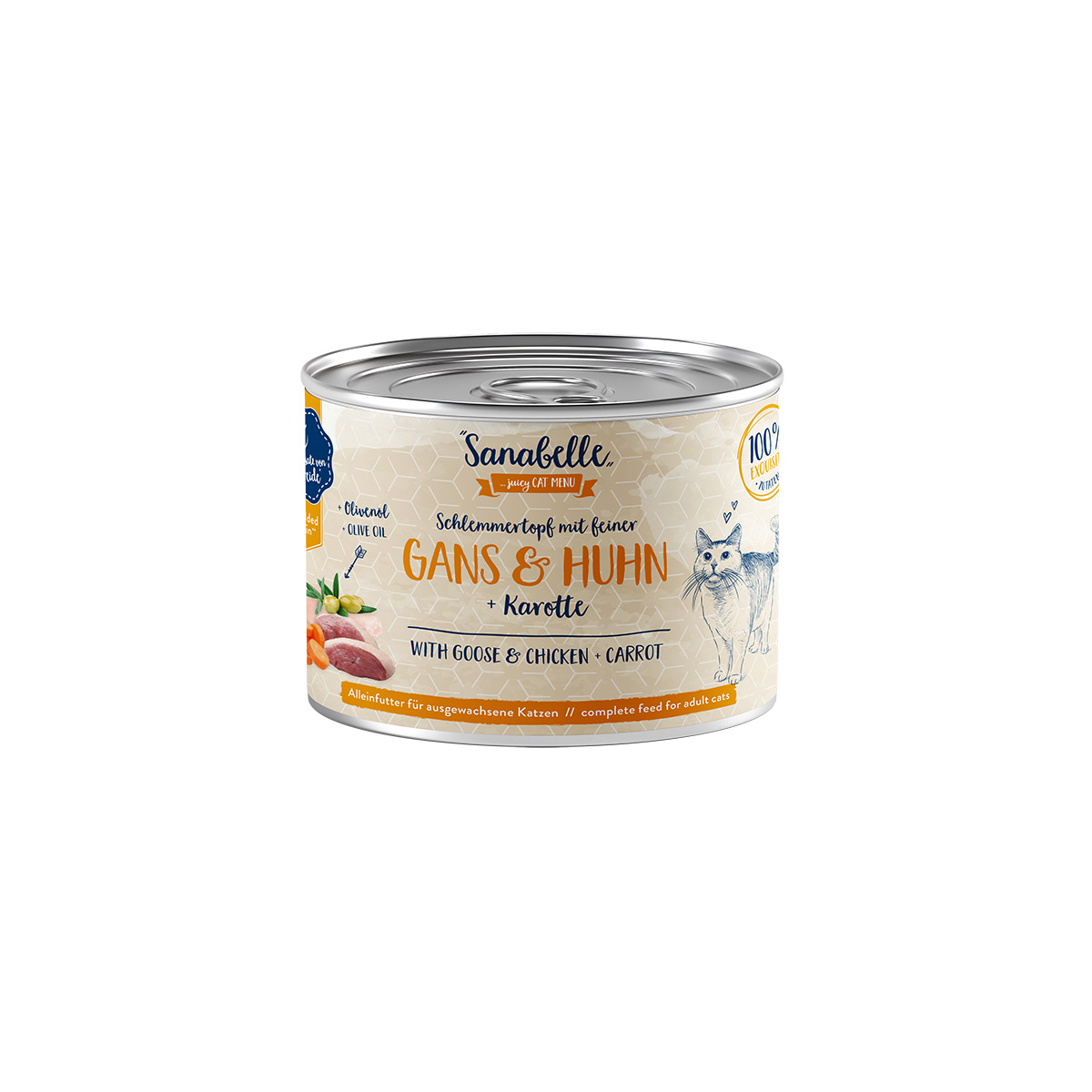 Sanabelle Schlemmertopf husa a kuře 12× 180 g