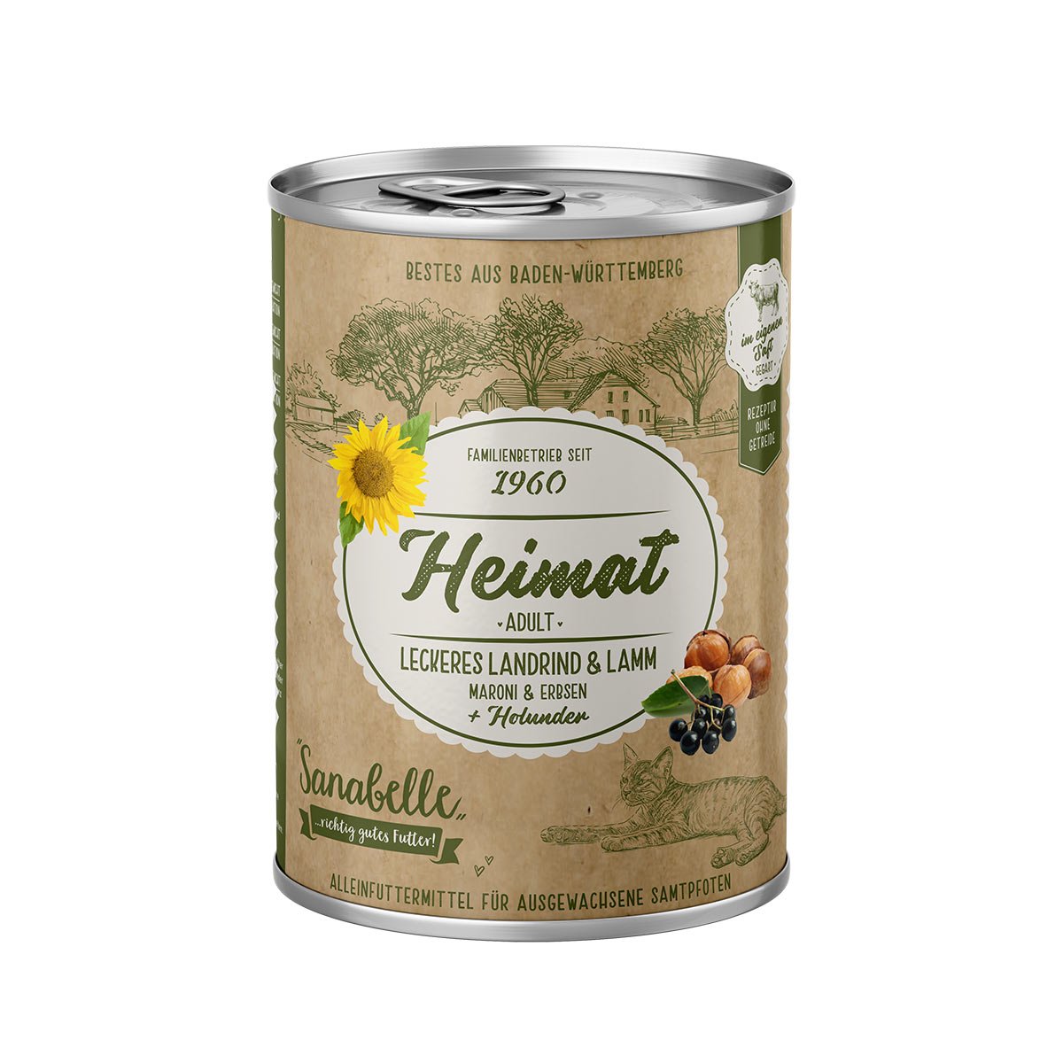 Levně Sanabelle Heimat venkovské hovězí a jehněčí 12 × 400 g