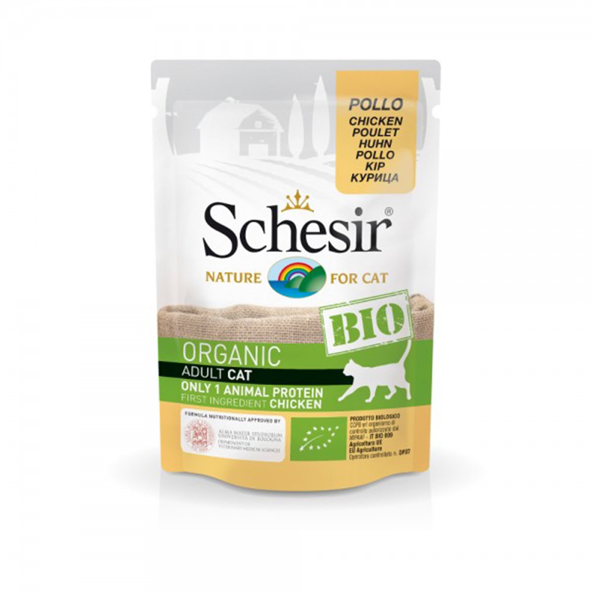 Levně Schesir Cat Bio kuře 16 × 85 g