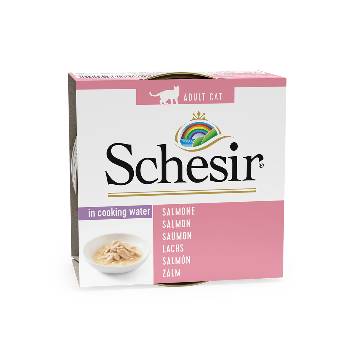 Levně Schesir Cat Natural s lososem 24× 85 g