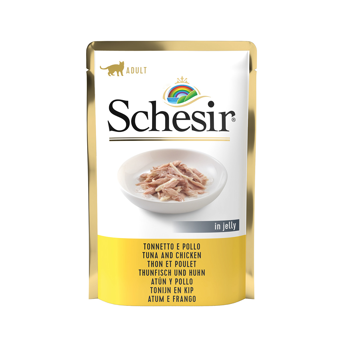 Levně Schesir Cat tuňák a kuřecí filet 20 × 85 g