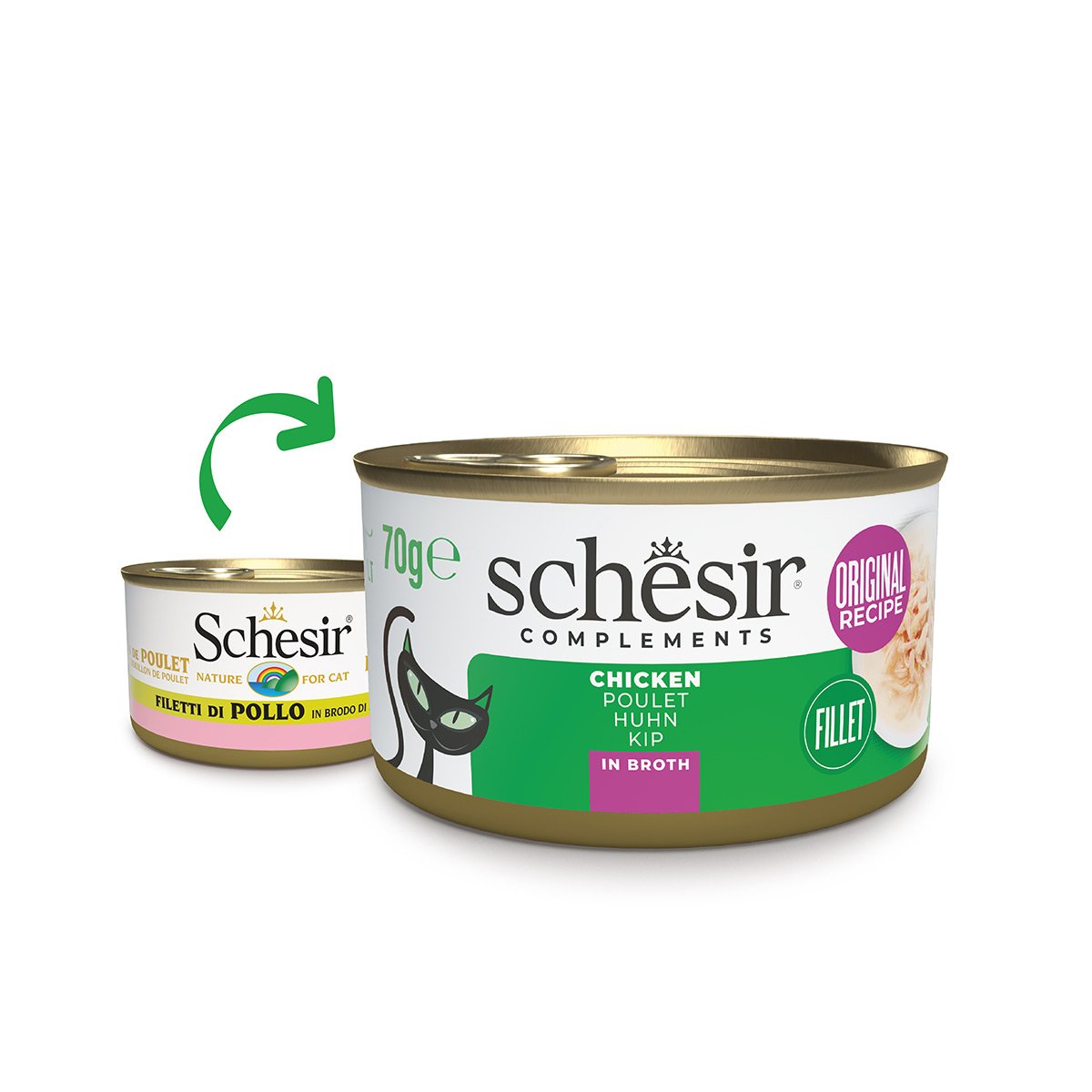 Schesir Cat Huhn in Brühe