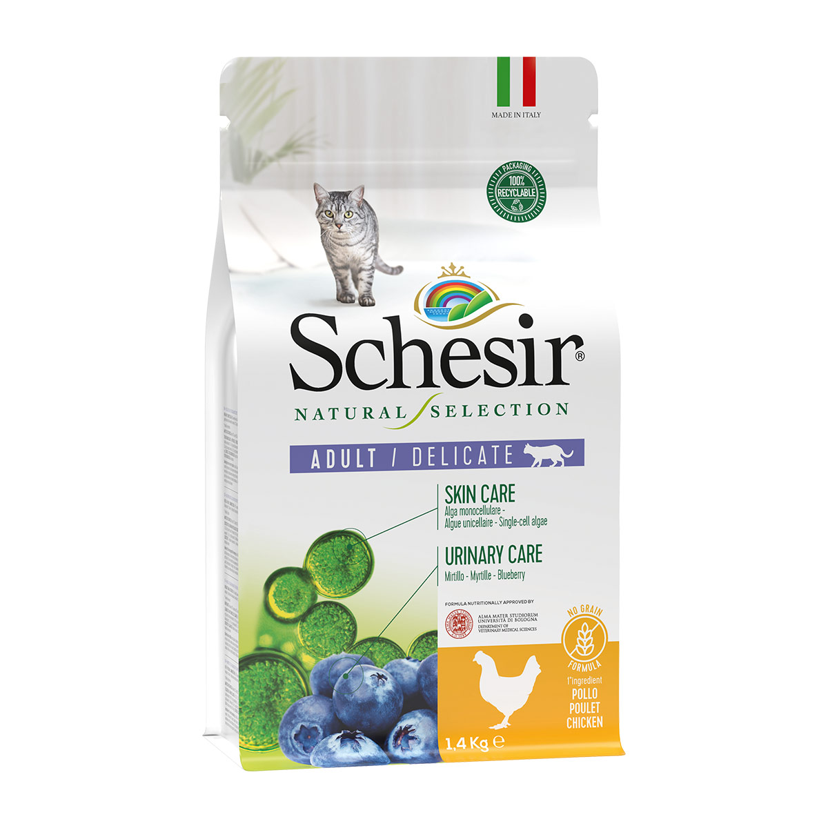 Schesir Cat Natural Selection kuře, 1,4 kg