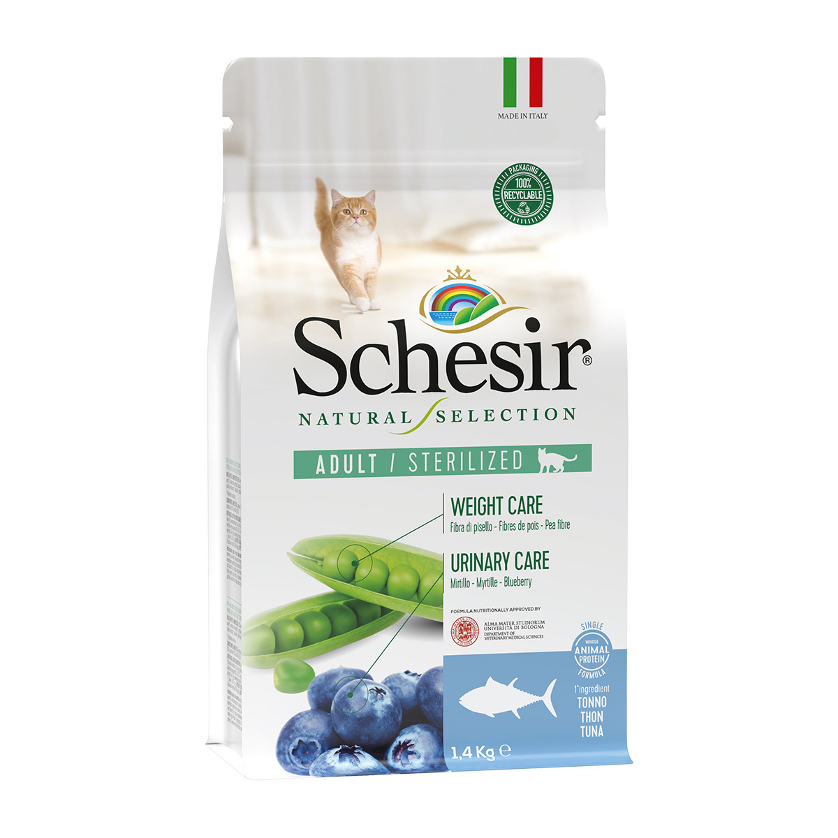 Schesir Cat Natural Selection Sterilized tuňák,1,4 kg