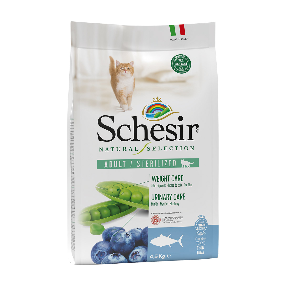 Schesir Cat Natural Selection Sterilized Thunfisch 2×4,5kg