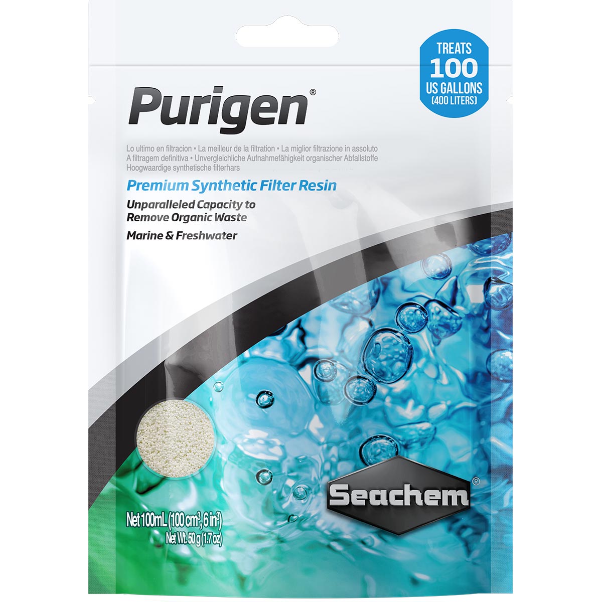Levně SEACHEM filtrační materiál Purigen 100 ml