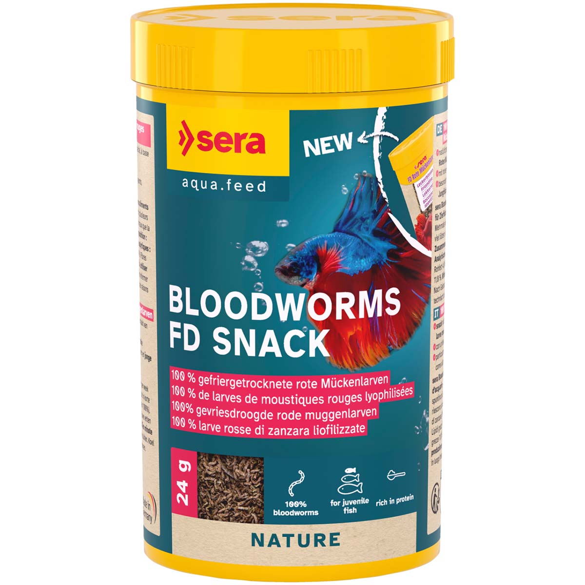 sera Bloodworms FD Snack