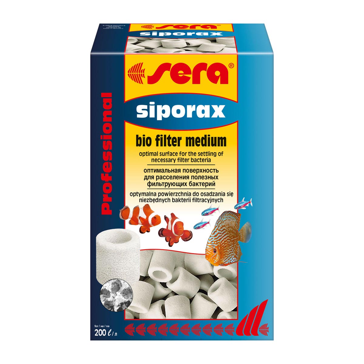 Sera siporax 2,9 kg (10 l)