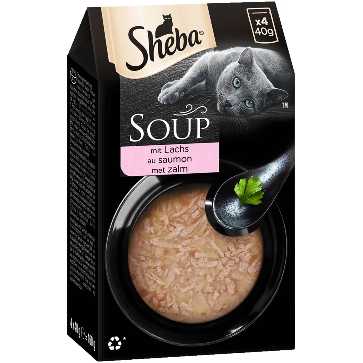 SHEBA Soup mit Lachs 4x40g