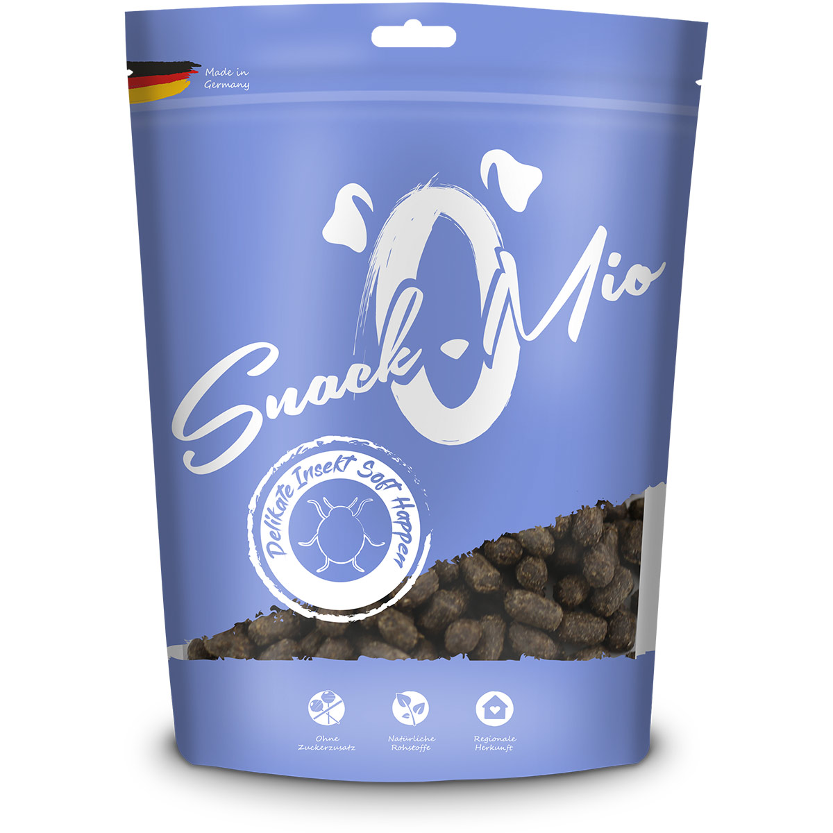 Levně SnackOMio – jemné hmyzí kousky 125 g