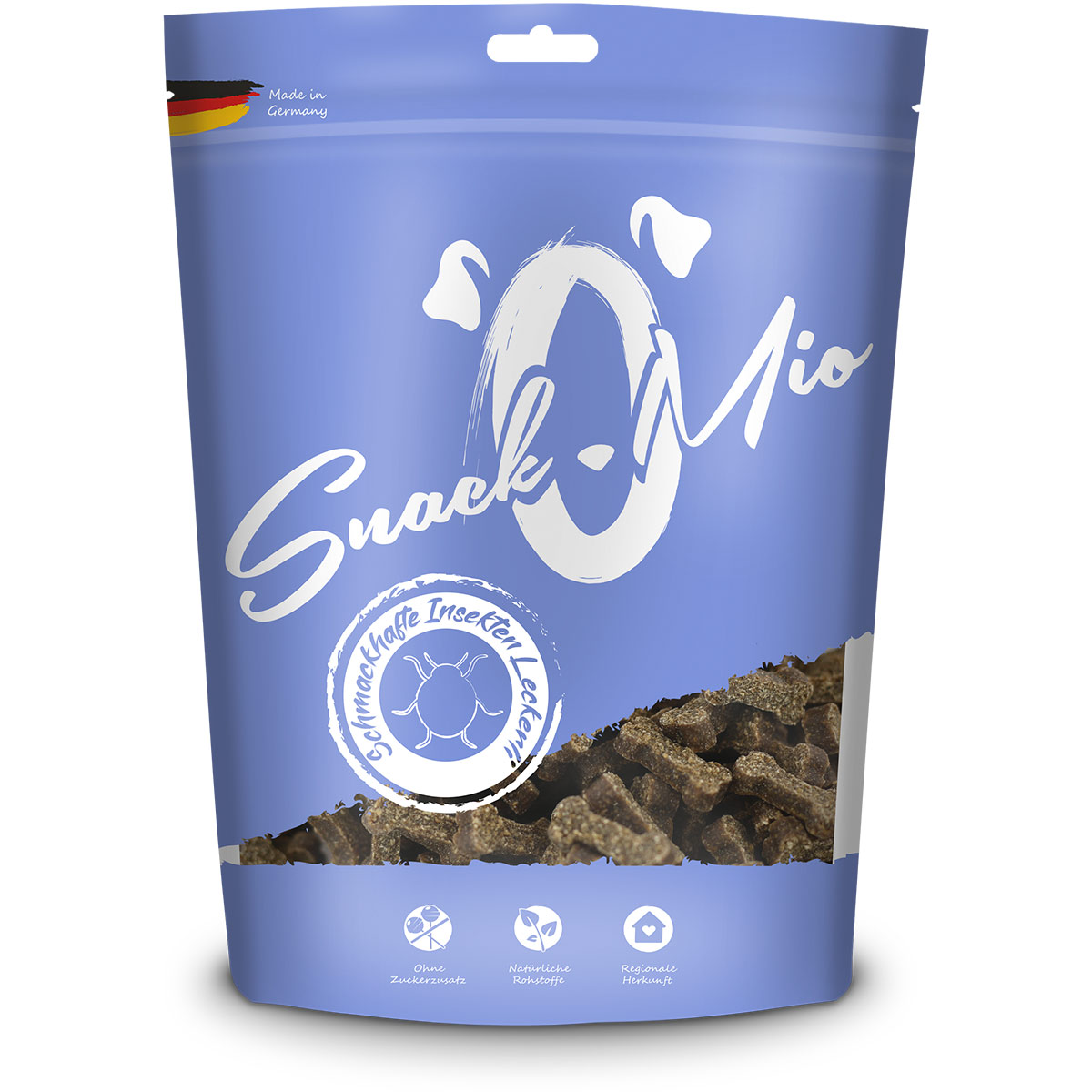 SnackOMio – schmackhafte Insekten Leckerli 125g