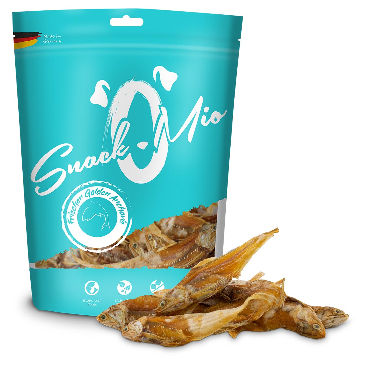 SnackOMio – čerstvé zlaté ančovičky 2 × 50 g
