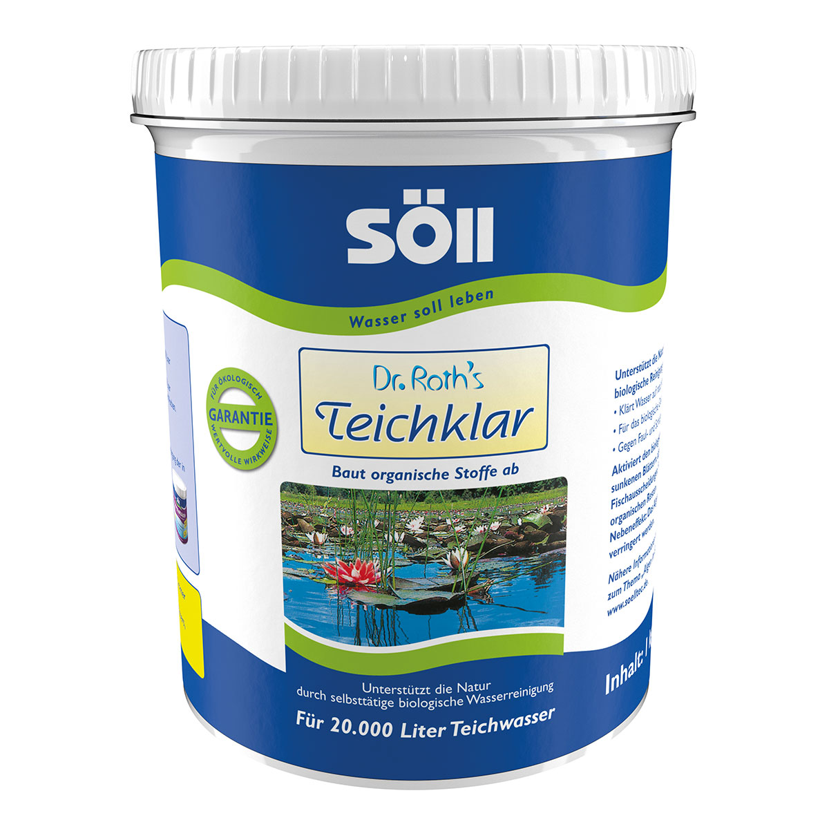 Levně Söll Dr. Roth's TeichKlar pro čisté jezírko 1 kg