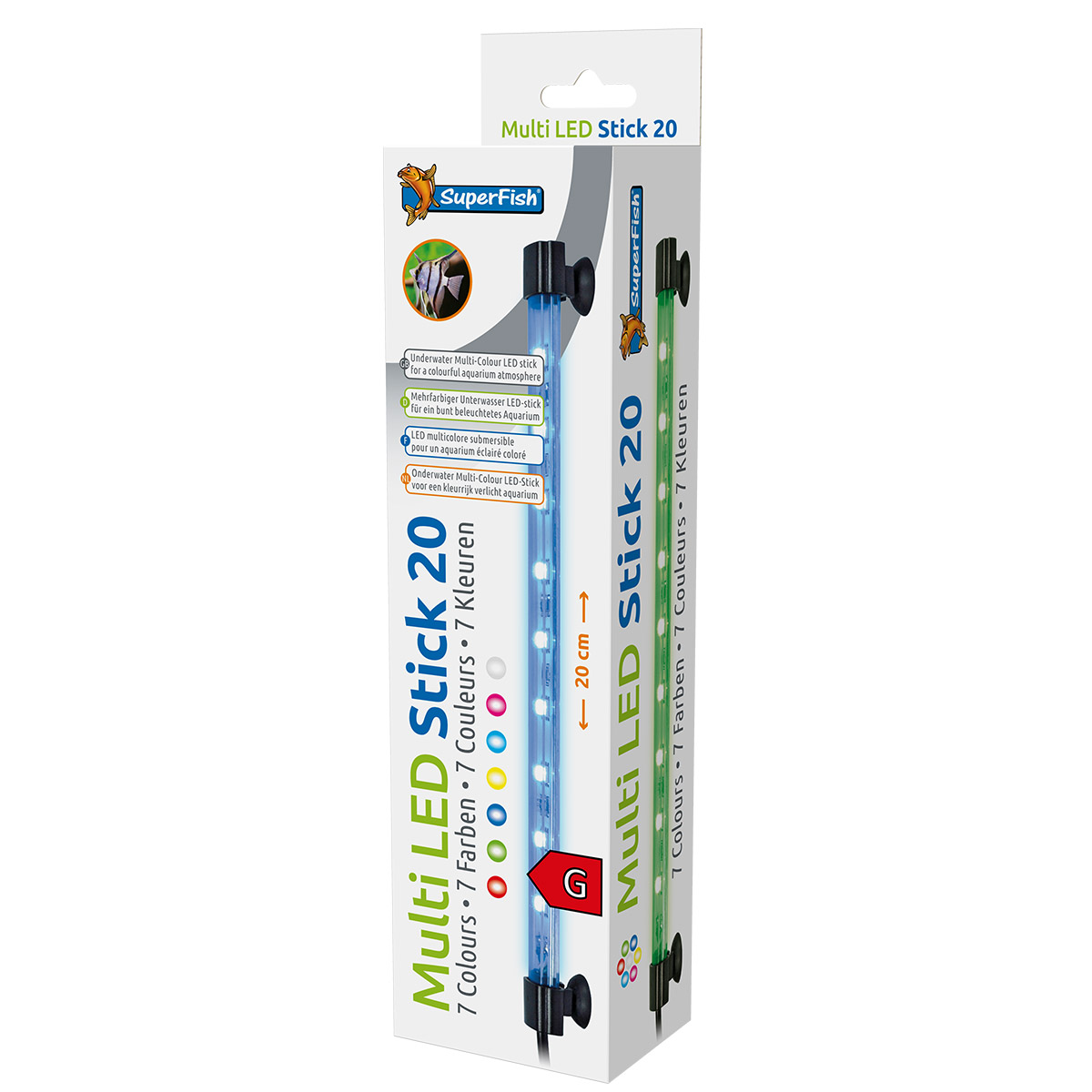 SuperFish Multi LED Stick 20cm 2 Watt